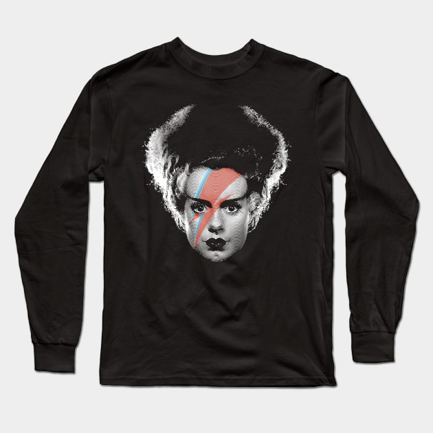 Bride of Bowie - Frankenstein by HomeStudio Long Sleeve T-Shirt by HomeStudio